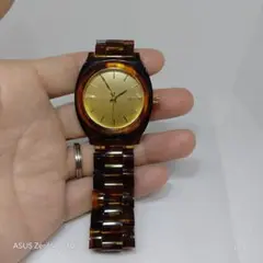 NIXON ニクソン タイムテラー アセテート べっ甲 ゴールド