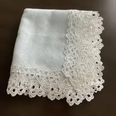 近澤Chikazawa 水色 レースハンカチのサムネイル