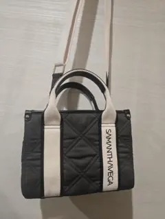 Samantha Vega キルティングショルダーバッグ グレー