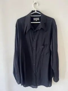 90s スペシャルRalphLaurenCountry 黒レーヨン開襟シャツ - メルカリ