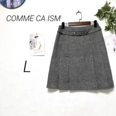 11037-1 コムサイズム COMME CA ISM プリーツスカート L