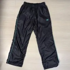 Mizuno ブラックジャージパンツ サイドライン
