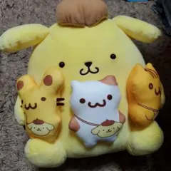ポムポムプリン チームプリンみんなでお散歩でちゅ BIGぬいぐるみ