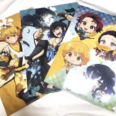 鬼滅の刃　セガキャンペーン　クリアファイル　3点　まとめ売り