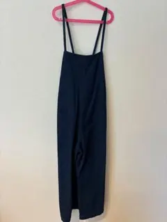 デニムサロペットダークブルー新品タグ付き