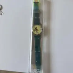 Swatch クォーツ 時計 青/緑