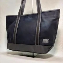 【美品✨】ポーターガール ボーイフレンドトート キャンバス 黒　A4収納可