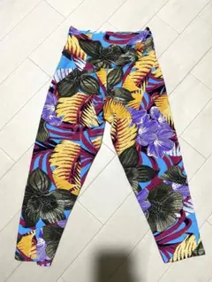 Linda Works フラワー柄 ヨガパンツ