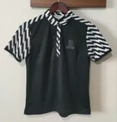 LANVIN ランバンスポール　レディース デザイン切替ゴルフシャツ M　38