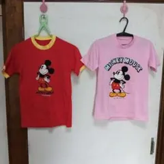120サイズ.キッズ用.ミッキーマウス Tシャツ 2枚セット