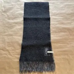 renoma PARIS ダークグレー ウール混紡 マフラー 長さ約140cm