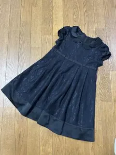 anyFAM 黒 ワンピース 入学式 130 フォーマル 冠婚葬祭