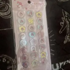 おはじき風シール マイメロディ