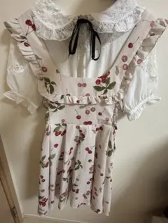 ♡LIZLISAストロベリーレースギンガムワンピース♡ - メルカリ