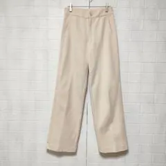 ユニクロ (M)　ジャージーリラックス ストレートパンツ　ウエスト紐なし