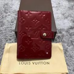 LOUIS VUITTON レッド手帳カバー