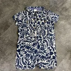 baby GAP フラワープリントロンパース 12-18ヶ月