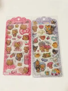 ドロップジェリーシール 日焼けキティ サンリオ クロミ シナモン マイメロ