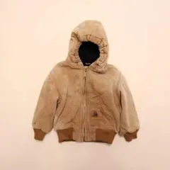 Carhartt ベージュ フード付きジャケット - メルカリ