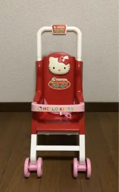 ハローキティ　チャイルドシート　ベビーカー　お人形用　平成レトロ