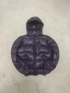 old gap ダウンジャケット　y2k テック　パープル　ダブルジップ