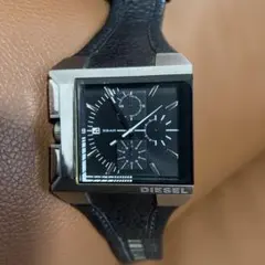 DIESEL クロノグラフ 時計 ブラック