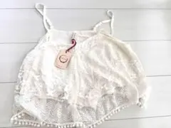 ハワイで購入　RAGA レース　キャミソール　オフショルダー　トップス　インナーのサムネイル