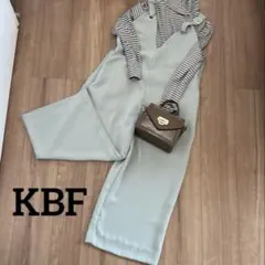 KBF ライトグリーンサロペット ケービーエフ サロペット パステルカラー