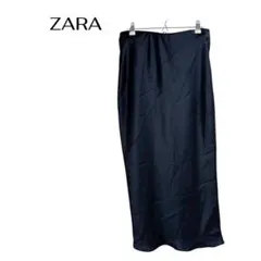 C0507 ZARA オフィスカジュアル デートロングタイトスカートシンプルのサムネイル