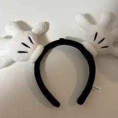 ミッキー手型カチューシャ