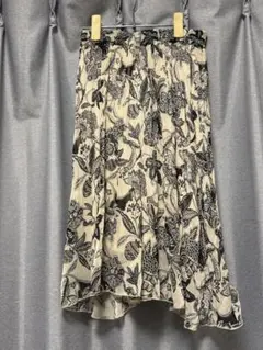 axes femme 花柄 フレアスカート 膝丈のサムネイル