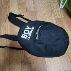 BOY LONDON ブラック　バックパック　日本未発売
