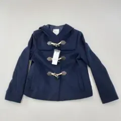【新品タグ付】 イーハイフンワールドギャラリー ショートダッフルコート 紺 F