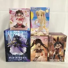 VF7079 未開封 デートアライブ 時崎狂三 他 フィギュア 5個セット