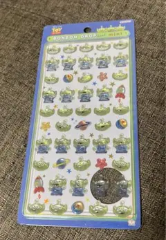 【正規品】ボンボンドロップシール　エイリアン　リトルグリーンメン　ミニ