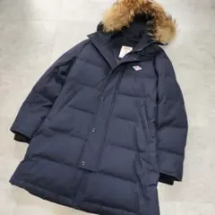 DANTON ネイビー 36 ダウンコート レディース リアルファー BEAMS