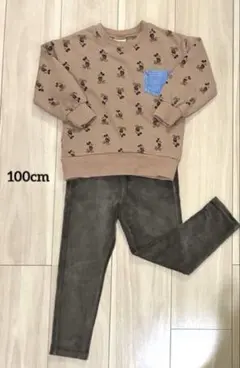 【futafuta ミッキーマウス 】トレーナー パンツ セット　100cm