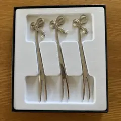 MIKIMOTO ミキモト フルーツピック 5本&陶器製ポット - メルカリ