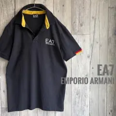 EMPORIO ARMANI EA7 エンポリオアルマーニ　半袖　ポロシャツ　黒のサムネイル