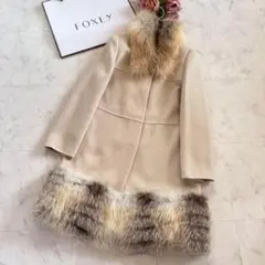 定価約96万✨極美品☆FOXEYフォクシーコート ホワイトスノー38 - メルカリ