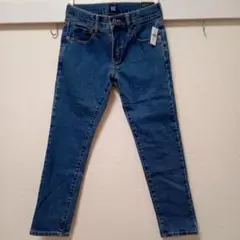 【新品】GAP140デニムパンツブルー