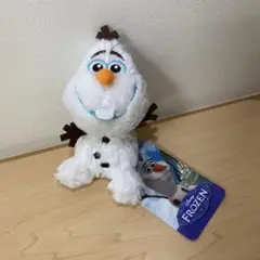 ディズニー　アナと雪の女王　オラフ　ぬいぐるみ　マスコット　ボールチェーン