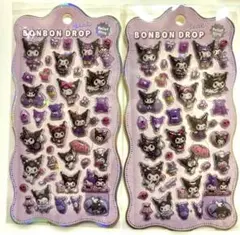 ぷっくりシール　ぷくぷくシール　ボンボンドロップ風シール　２点