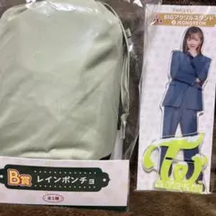 TWICE ファミリーマート B賞レインポンチョ A賞ジョンヨンアクリルスタンド