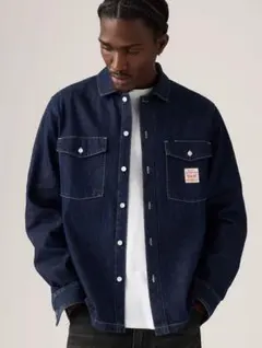 WORKWEAR ワーカーシャツ ダークインディゴ　XLのサムネイル