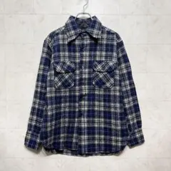vintage heads XL ネルシャツ マチ付き ビンテージ オンブレ - メルカリ