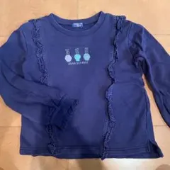 ANNA SUI MINI 紫香水瓶刺繍トレーナー　140のサムネイル