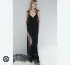 Zara ブラック キャミワンピース