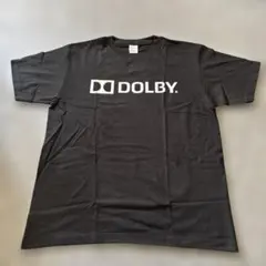 DOLBY ドルビー ロゴ Tシャツ ブラック L