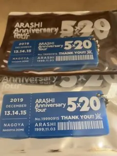 嵐 5×20 第３弾 名古屋限定 青プレート２個セット